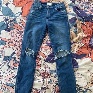 High Rise Super Skinny Ankle Jeans